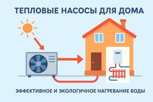Тепловые насосы для дома: эффективное и экологичное решение для отопления и нагрева воды