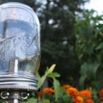 Making a garden lantern powered by a solar battery