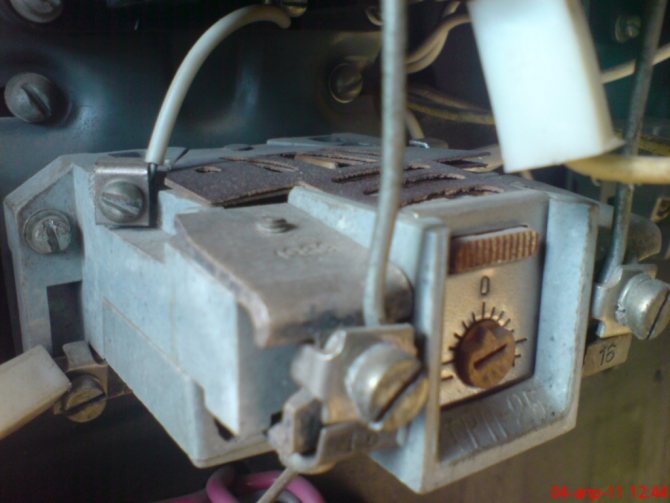 Проверка, регулировка и настройка тепловых реле типа ТРН, ТРП