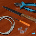 Tools and materials for creating an Internet cable with your own hands