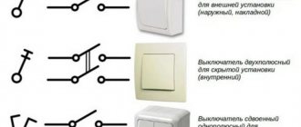 How to connect a light bulb through a switch - diagrams