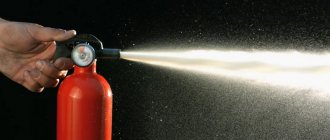 Which fire extinguishers can extinguish electrical installations up to 10,000 V: types and their application