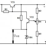 Compensating voltage stabilizer with a series-connected transistor