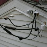 Installation of sip cable from pole to house