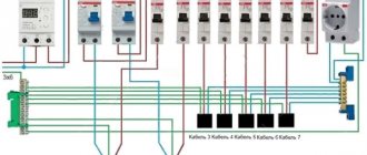 Подключение автоматов в электрическом щитке