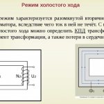 Понятие холостого хода трансформатора