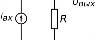 Current-voltage converter on op-amp, current-voltage converter circuit