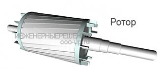 Rotor of an asynchronous three-phase electric motor