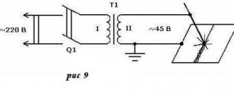 Transformer diagram for welding strands