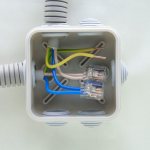 connecting wires in a junction box