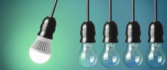 Светодиодная лампа более энергоэффективна