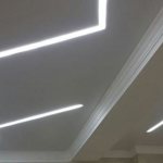 Light strips on a suspended ceiling - types and features