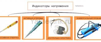 types of voltage indicators