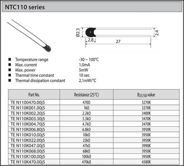 Датчик NTC: что это такое, виды, способы применения, схемы подключения