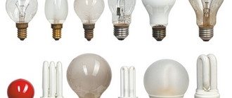 All kinds of light bulbs